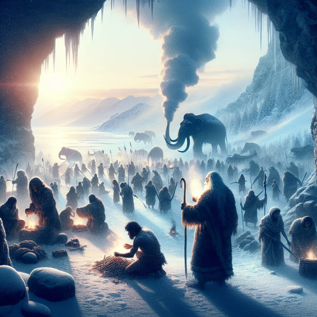 Snow Tracks - from The Mammoth Hunt