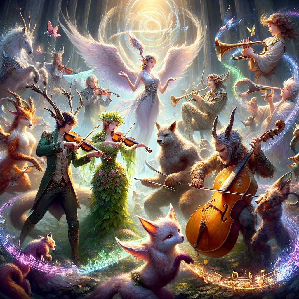 Performance Elven maestro Lenny - from The Ring Of Time Tabletop Rpg