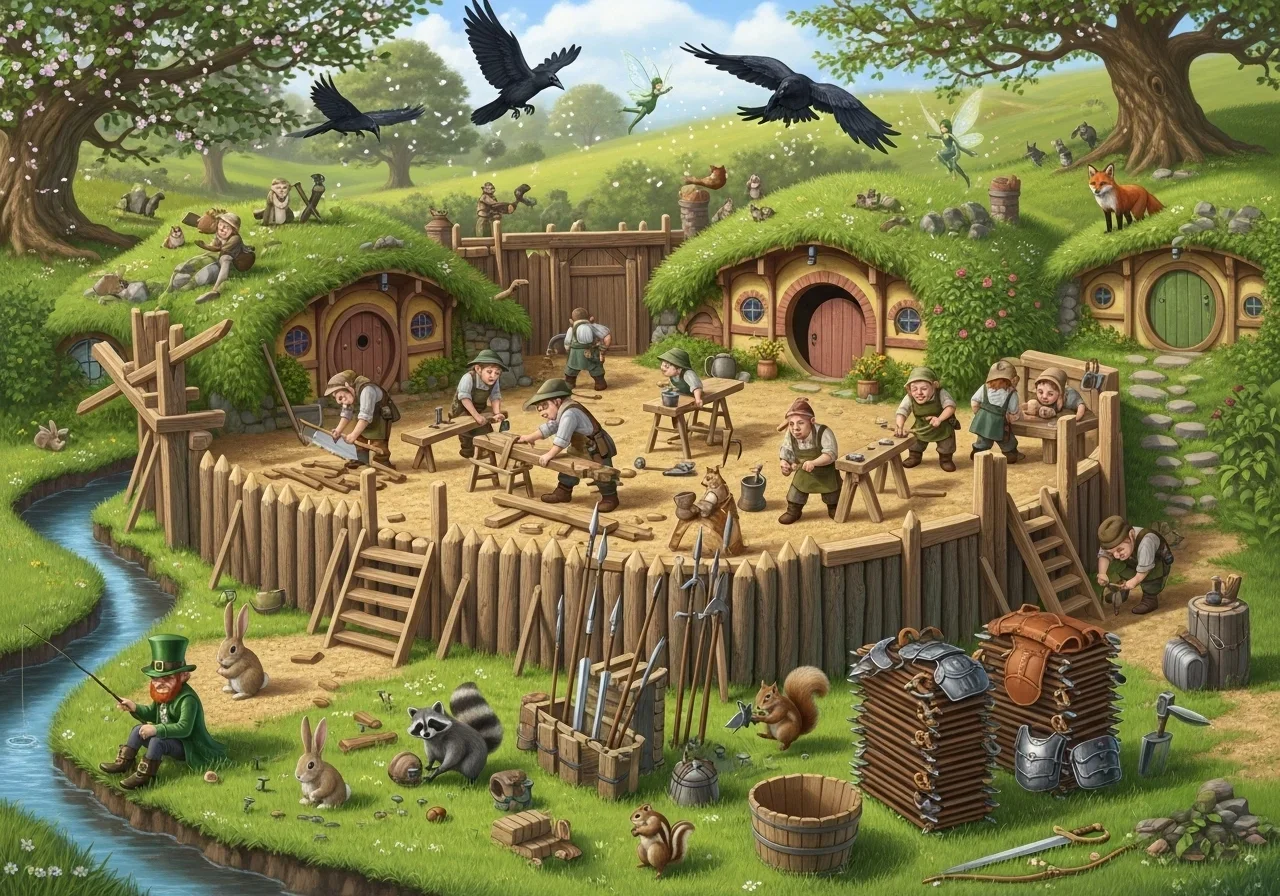 The Shire Fortress - from Battle of the Shire